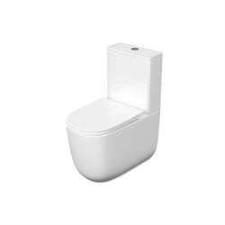 AQUATEK Optima Plus Унитаз напольный, безободковый, система смыва торнадо, 620x355x790, крышка-сиденье дюропласт, легкосъемное с микролифтом, белый AQ4452-00 - фото 330881