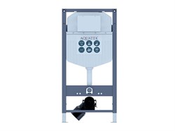 AQUATEK Инсталляция для подвесного унитаза Duos 50, 1130*520*100 мм , +звукоизоляционная прокладка INS-0000023 - фото 330971