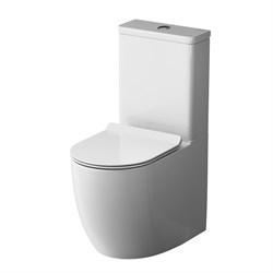 AM.PM Like Унитаз-компакт безободковый с сиденьем микролифт, белый C808600SC - фото 331453