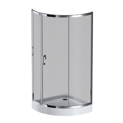 AM.PM Like Душевое ограждения 90x90 см, без поддона, стекло тонированное, проф хром W83UG-315-090CG - фото 331918