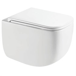 AQUAme Унитаз подвесной сиденье SoftClose, технология смыва Invisible, скрыт крепеж. 480х340х350 AQM2016PRO - фото 332254