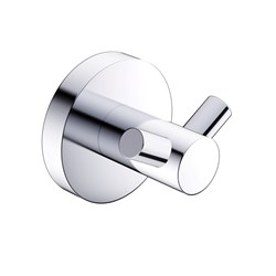 AQUAme Trento Крючок двойной латунный, хром AQM7202CR - фото 332465