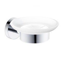 AQUAme Trento Мыльница латунь/матовое стекло, хром AQM7211CR - фото 332501