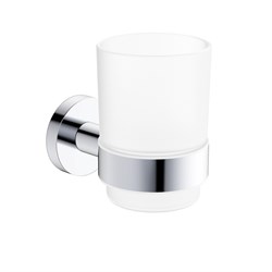 AQUAme Trento Стакан для зубных щеток, латунь/матовое стекло, хром AQM7212CR - фото 332505