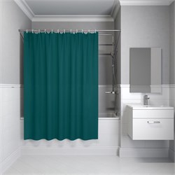 IDDIS Штора для ванной 200x180 см темно-зеленый PE (P04PE18i11) ,цвет зеленый P04PE18i11 - фото 332798