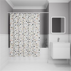 IDDIS Штора для ванной, 200x180 см, Полиэстер, белый, (BT01P18i11) ,цвет разноцветный BT01P18i11 - фото 332865