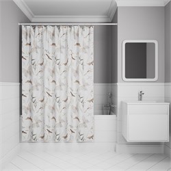 IDDIS Штора для ванной 200x180 см, Полиэстер (BP05P18i11) ,цвет белый BP05P18i11 - фото 332884