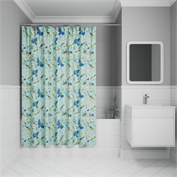 IDDIS Штора для ванной 200x180 см, Полиэстер (BP03P18i11) ,цвет зеленый BP03P18i11 - фото 332885