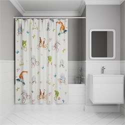 IDDIS Штора для ванной 200x180 см, Полиэстер (BA03P18i11) ,цвет желтый BA03P18i11 - фото 332896