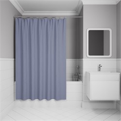 IDDIS Штора для ванной Base 200x240 см, Полиэстер (BD03P24i11) ,цвет серый BD03P24i11 - фото 332902