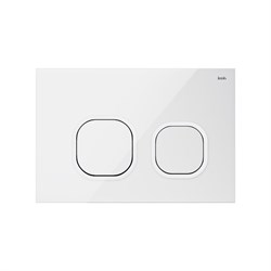 IDDIS Клавиша смыва белая Uniglass 001 (UNG01GWi77) UNG01GWi77 - фото 333564