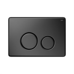 IDDIS Клавиша смыва чёрная Unisteel 001 (UNS01MBi77) UNS01MBi77 - фото 333591