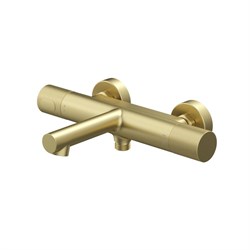 IDDIS Смеситель для ванны с термостатом Duna без аксессуаров, матовое золото (DUNMG02i74WA) DUNMG02i74WA - фото 334152