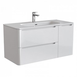 IDDIS Тумба с раковиной Edifice 100 подвесная белая (EDI10W1i95K) EDI10W1i95K - фото 334216