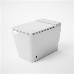 GROSSMAN Унитаз приставной impuls GR-PR5501 (590х360х440) безободковый,белый с тонкой крышкой,микролифт GR-PR-5501 - фото 335277