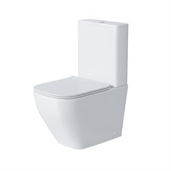 GROSSMAN Унитаз напольный Style GR-4453S (620х365х830) безободковый,белый с тонкой крышкой,микролифт,2 места GR-4453S - фото 335292