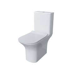 GROSSMAN Унитаз напольный Classic GR-4464S (640х340х790) безободковый,белый с тонкой крышкой,микролифт,2 места GR-4464S - фото 335294