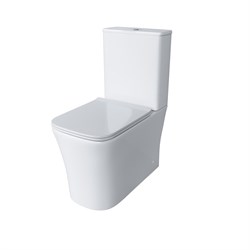 GROSSMAN Унитаз напольный Classic GR-4467S (620х360х820) безободковый,белый с тонкой крышкой,микролифт,2 места GR-4467S - фото 335297