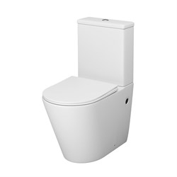 GROSSMAN Унитаз напольный Color GR-4480MS (620х365х810) безободковый,белый матовый с тонкой крышкой,микролифт,2 места GR-4480MS - фото 335321