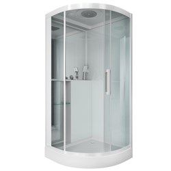 GROSSMAN Душевая кабина 1/4 круга Style GR160 (100x100x215) дверь раздвижная GR160 - фото 335524