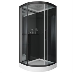 GROSSMAN Душевая кабина 1/4 круга Style GR260 (100x100x215) дверь раздвижная GR260 - фото 335528