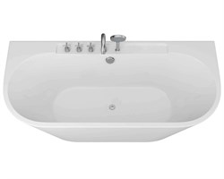 GROSSMAN Ванна пристенная Cristal GR-17075-1 (170х87х58) со смесителем и ручной лейкой на борту, цвет белый GR-17075-1 - фото 335569
