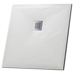 GROSSMAN Strong Душевой поддон GR-S1100100Q (100х100) из искусственного камня,квадрат,белый GR-S1100100Q - фото 335629