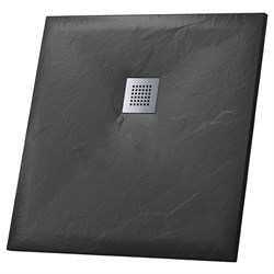GROSSMAN Strong Душевой поддон GR-S2100100Q (100х100) из искусственного камня,квадрат,графит GR-S2100100Q - фото 335631