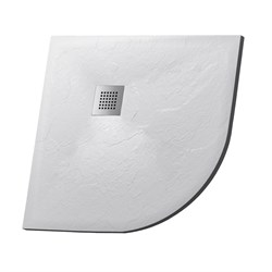 GROSSMAN Strong Душевой поддон GR-S19090 (90х90х2,5) из искусственного камня,1/4 круга,белый GR-S19090 - фото 335634