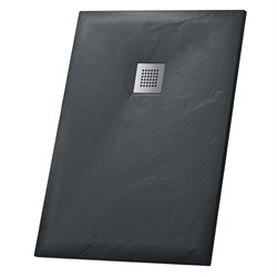 GROSSMAN Strong Душевой поддон GR-S280120Q (80х120х2,5) из искусственного камня,прямоугольный,графит GR-S280120Q - фото 335647