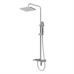 GROSSMAN Душевая стойка Style 500.K35.05.100 с верхним душем,ручной лейкой и смесителем,хром глянцевый 500.K35.05.100 - фото 335707