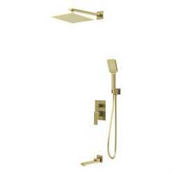 GROSSMAN Душевая система скрытого монтажа Style 501.K35.05.320 золото сатиновый 501.K35.05.320 - фото 335712