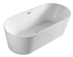 AZARIO Ванна акриловая BRISTOL 1600х800х580, свободностоящая, в комплекте с сифоном и металлической рамой (BRI16080) BRI16080 - фото 335770