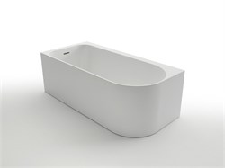 AZARIO Ванна акриловая LUTON 1700x800x580 пристенная, в комплекте с сифоном и металлической рамой, левая, белая (LUT17080 L) LUT17080 L - фото 335844