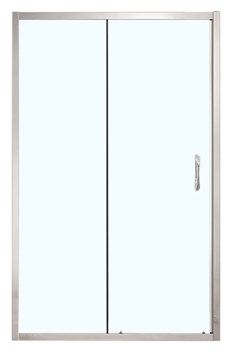 AZARIO Душевая дверь  MILTON 1200х2000 L/R, прозрачное стекло 6 мм, цвет пофиля серебро (AZ-ND6121 1200), двери раздвижные AZ-ND6121 1200 - фото 336502