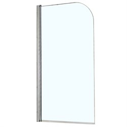 AZARIO Шторка для ванны  MERRIT 800х1400, прозрачное стекло 5 мм, покрытие EASY CLEAN, цвет профиля серебро (AZ-NF6211 800), двери распашные AZ-NF6211 800 - фото 336572