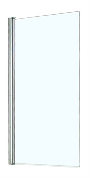 AZARIO Шторка для ванны  MERRIT 800х1400, прозрачное стекло 6 мм, покрытие EASY CLEAN, цвет профиля серебро (AZ-NF6211-1 800) AZ-NF6211-1 800 - фото 336601