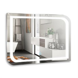 AZARIO Зеркало Персей 800х600 c подсветкой и диммером, сенсор выкл (ФР-00000949) ФР-00000949 - фото 336754