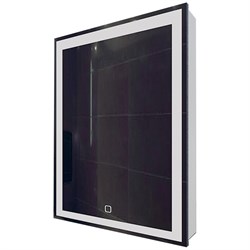 AZARIO Зеркало-шкаф Minio 1Л 600х800 c подсветкой и диммером (CS00075840), цвет белый CS00075840 - фото 336792