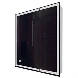 AZARIO Зеркало-шкаф Minio 1Л 700х800 c подсветкой и диммером (CS00075842), цвет белый CS00075842 - фото 336802