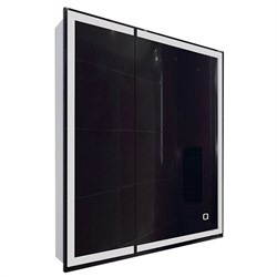 AZARIO Зеркало-шкаф Minio 1П 700х800 c подсветкой и диммером (CS00075843), цвет белый CS00075843 - фото 336807