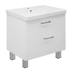 AZARIO Комплект Тумба Марика 80 Н 800*640*470 напольная с раковиной Fonte 80 (OW-00097237), цвет белый OW-00097237 - фото 336944