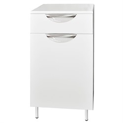AZARIO Тумба Loranto Стиль 40 напольная левосторонняя, 400х867х330 (CS00036172), цвет белый CS00036172 - фото 336958