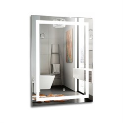 AZARIO Зеркало Рига 600х800 c подсветкой и диммером, сенсорный выключатель (ФР-00001378) ФР-00001378 - фото 336991