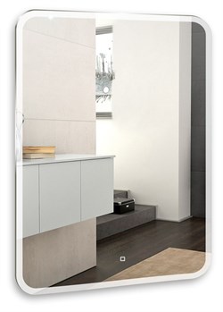 AZARIO Зеркало Стив 685х915, LED-подсветка с диммером, сенсорный выключатель (ФР-00001480) ФР-00001480 - фото 337021