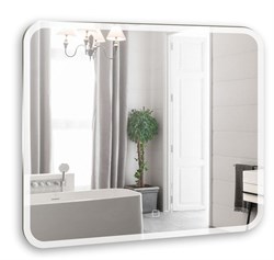 AZARIO Зеркало Стив 800х680, LED-подсветка с диммером, сенсорный выключатель (ФР-00001137) ФР-00001137 - фото 337025