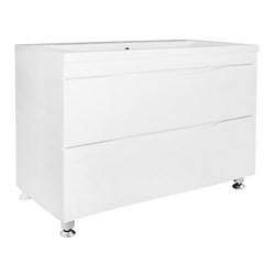 AZARIO Комплект Тумба Эстима 100/2Н 995х450х850 напольная, с раковиной Астория 100, белый глянцевый (CS00094590) CS00094590 - фото 337297
