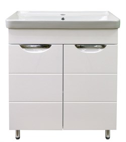 AZARIO Комплект Тумба Стиль- 70 "Соло" 700х880х480 с фрезер.с раковиной Monte 70 (CS00070540), цвет белый CS00070540 - фото 337460