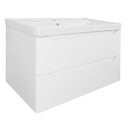 AZARIO Комплект Тумба LOTOS 80/2 815х480х570 подвесная с раковиной Monte 80 (CS00083931), цвет белый CS00083931 - фото 337500