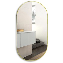 AZARIO Зеркало Viva - GOLD 550х1050 сенсорный выключатель с функцией диммера (LED-00002690) LED-00002690 - фото 337870